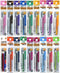 Pilot Gel Ink Pen Refills for FriXion Ball Slim 038, Extra Fine Point, 20 Color Set