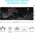 Black Gaming Laptop Mouse Pad, Sea Wave Big Mice Pads, Waterproof Non-Slip 31.5 x 11.8 inches, Kanagawa Surfing Mouse