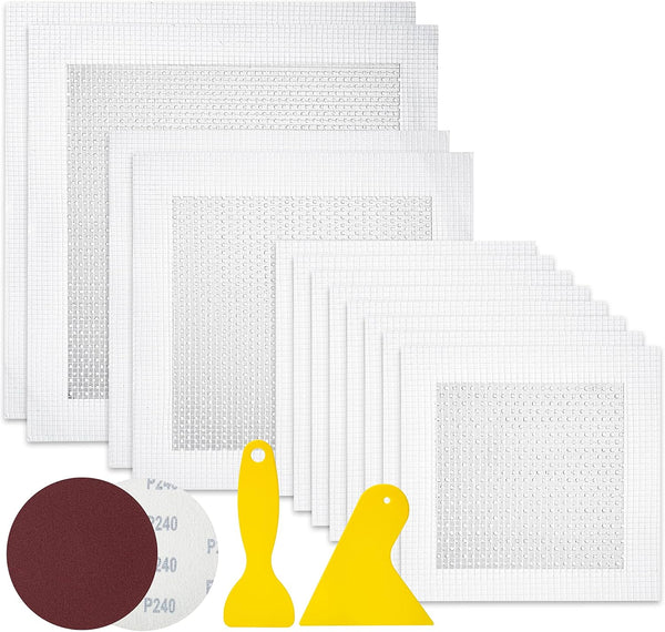 Bates Choice Drywall Repair Kit, 16pcs Wall Patch Kits for Dry Wall Hole Repair, Drywall Patch Hole Kit