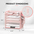 SUPEASY 6 Tier Paper Organizer - 4 Pen Holders, Mesh Desk Organizer Letter Tray with Handle for A4 File Folder