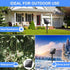 288FT, 4-Pack 72FT 200 8 Brightever Solar String Lights Waterproof Each LED Solar Powered Fairy Lights with Modes