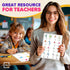 SCRIBBLEDO Fraction Manipulatives, 9”x12” Dry Erase Sheets, Math Manipulatives for 1st and 2nd Grade Students