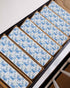 BOHOOSKYLAR 4 8"x30" Ocean Crab Stair Treads Seaweed Starfish Coral Blue Texture Indoor Non Slip Peel and Stick Stair