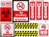 Esplanade Private Entry Restricted Sign Decal - Weather Resistant, Easy to Mount, Long Lasting Ink (9" x 3")