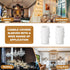 2 Inch 12Pcs E12 Bulb PATIKIL Tall Candle Covers Sleeves, Plastic Chandelier Socket Sleeves Drip Candle Socket Covers