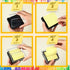Thenshop 10 Pads Pop Up Sticky Notes, 1000 Sheets Lined 3 x 3 Inch, Self Stick Notes with Lines, 100 Sheets/Pad
