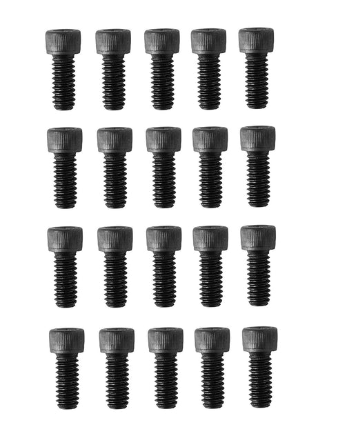 Socket Head Cap Screw - 1/4-20 x 5/8", Alloy Steel, Black Oxide, Hex Socket Coarse Thread (Quantity: 20)