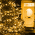 Dazzle Bright C6 Battery Operated Christmas Lights, 2 Pack Total 100LED 34FT Warm White Indoor Outdoor Decor