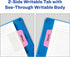 Avery Multiuse Ultra Tabs, 2" x 1.5", 24 Repositionable Tabs, Assorted Designs, 2-Side Writable