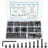 390 Pcs M4 Screws and Nuts Assortment Kit, Hex Socket Head Cap Screws and Washers, Assorted Nuts and Bolts Set