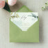 PONATIA 50 Pack A1 Envelopes, 3 5/8 x 5 1/8 Inches Sage Green for Weddings, RSVP Cards, Thank You Notes