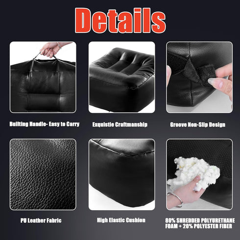 Office,6 HOMBYS Extra Thick Chair Cushions for in Breathable Adult Booster Seat for Car,Waterproof Car Seat Cushion