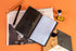 lizimandu Business Card Holder Book - PU Leather Organization Binder for Men & Women, Holds Up to 96 Cards (1-Black)