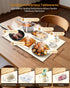 3 Settings Plate,Countertop Food Warming Mat - Fast & Full Surface Heating, Silicone Heat Pad with Adjustable