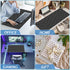 Japanese Waves Large Mouse Pad, Anime Gaming Extended Mat Desk Pad, 3mm Thick Long Non-Slip Rubber Base (31.5 x 11.8