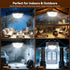 Waterproof,396 5 Solar Lights Outdoor LED Solar Shed Light Indoor Outdoor with Remote Control,Timer, Solar Pendant