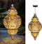 Solar Lanterns,Outdoor Garden Decor Solar Lantern Metal Moroccan Chandelier Gardening Decorative,Outside Hanging