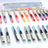 Liquid Ink Rolling Ball Stick Pens, 24-Pack, Extra Fine Point 0.5mm Rollerball Pens for Writing