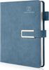 Ruled Journal Notebook, Hardcover Magnetic Clasp Cover, Personal Professional Lined Notebooks, Medium 5.7 x 8.3 inches,