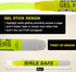 U.S. Office Supply Bible Safe Highlighter Set of 6, Yellow Fluorescent Markers, No Bleed, Fade or Smear, Safe Gel