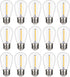 S14 Outdoor String Light Bulbs, Shatterproof Waterproof, 1W Equivalent to 10W, 2200K Warm White, E26 Base, 15 Pack