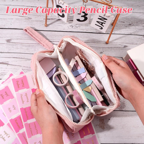 NEWEST Bible Journaling Kit, Bible Study Supplies, No Bleed Highlighters and Pens, Pink Bible Tabs, Aesthetic Tools