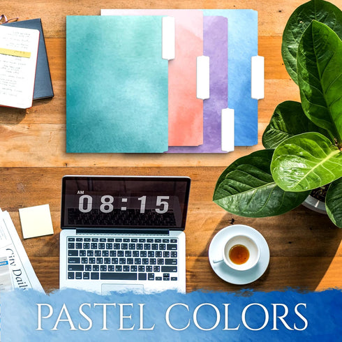 Decorative File Folders for Organizing Documents with Style