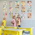 Reading Posters, Reading Strategies Bulletin Board Decoration for Elementary Middle School Library Classroom