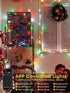 66FT 200 Guhope Smart Color Changing Christmas Lights, LED RGB Christmas String Lights with App & Remote Control