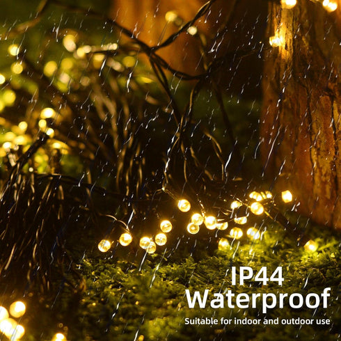 200 LED Solar String Lights for Outside, 82FT Waterproof Solar Powered String Lights with 8 Lighting Modes for Garden