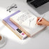 Yoment Subject Spiral Notebook 8.5 x 11, College Ruled Bound Journal, 100 GSM Thick Paper for Note Taking, Purple