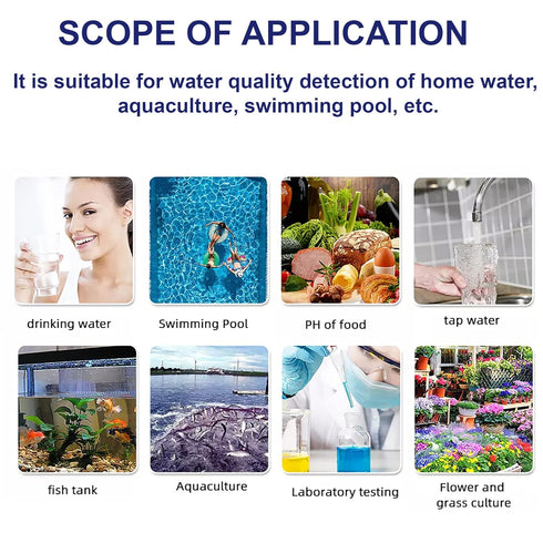 Water Tester pH Meter: Digital pH Meter 0.01 High Accuracy Water Quality Tester for Drinking, Pool, Aquarium