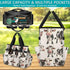 10 Milk Cow Garden Tool Bag, Heavy Duty Garden Tote Bag Organizer with Pockets Gardening Gift for Women and Men