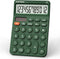 CATIGA 12 Digit Desktop Calculator with Large LCD Display, Round Design, Solar and Battery Dual Power for Office