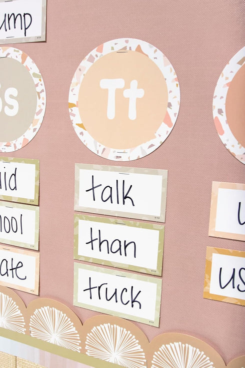 Teacher Created Resources Terrazzo Tones Word Wall Bulletin Board (TCR7205)