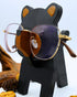 UNIORNA Detachable & Portable Handcarved Handrawn Wooden Puzzle Animal-shaped Eyeglasses Sunglasses Spectacles Stand