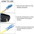 100PCS Fully Insulated Spade Disconnect Wire Connectors, Male Female 10-12 14-16 16-22 Gauge