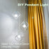 E26/E27 8.2Ft Bulb 4 Pack Hanging Light Socket with Cord - Extension Hanging Lantern Cord Cable - Lamp Cord with Switch