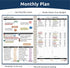 Account Sunset Aesthetic Budget Planner - Monthly Finance Planner with Expense Tracker, Undated Bill Organizer, Budget