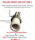 EZ-Fluid (2) 20" Water Supply Line,1/2" Fip x 3/8" Comp LF,Brass Nuts,Universal Stainless Steel Braided Faucet Water Supply Line Connector,Water Supply Hose Connector Lines,Kitchen,Bath Sink Faucet
