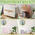 Hanging File Organizer Box - Acrylic File Folder Organizer for Letter Size Folders with Handles, Clear Desk Hanging