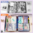 Umriox 12PCS Zipper Pouch, 9.5 x 7.1 in, Storage Bags with Zipper for Office Supplies and Travel