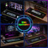 RGB Gaming Mouse Pad with 15W Wireless Charging - Extra Large LED Mousepad, Ergonomic Design