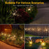150 8 (2 Pack 300LED) SUNNEST Solar Lights Outdoor, LED Firework Light with Modes Solar Garden Light for Yard Outside