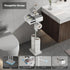 7 VOLDRA Toilet Paper Holder Stand with Shelf, Free Standing Toilet Paper Roll Holder with Wipes Storage Drawer Heavy
