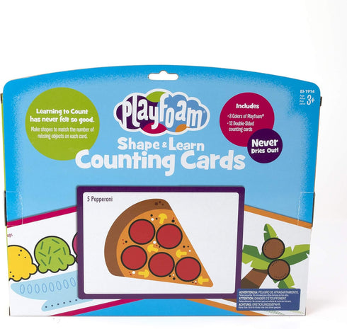 Counting Set, Set, 3+ Educational Insights Playfoam Shape & Learn Flash Card Fidget, Sensory Toys, Preschool