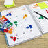 Message Flags Assorted Color, "Sign Here"/"Notarize"/"Initial Here"/"Sign and Date", 600 Pages Total, 3 Dispensers/Pack