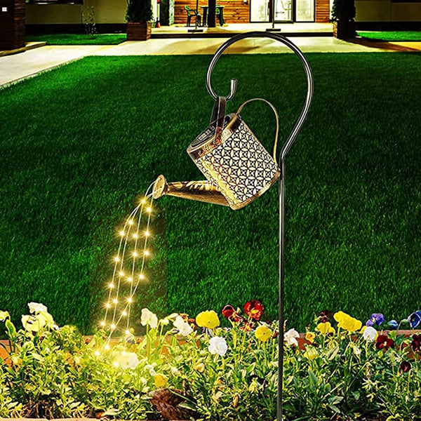 Solar Watering Can Lights - LED Lantern Outdoor Light, Hanging Waterproof Garden Lights for Pathway, Yard, Patio Decor