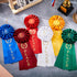 Award Ribbon Set, Victory Rosette First Place Ribbon, 1st to 6th Place for Competition, Sports Event, 6 Pack