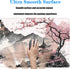 Large Gaming Mouse Pad Watercolor Cherry Blossom, 31.5 x 11.8 in, Extended Keyboard Mousepad with Non-Slip Base